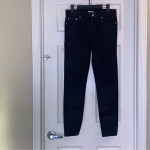 LOVERS + FRIENDS Ricky Low Rise Stretch Skinny Jean in Deepwater Black Size 27